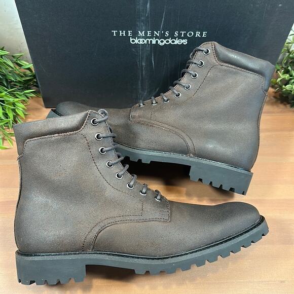 The Men's Store at Bloomingdale's Men's Plain Toe Boots Size 8.5 - Picture 2 of 10